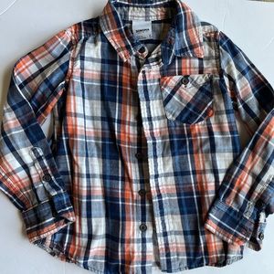 Boys Plaid Sonoma Button Down Shirt